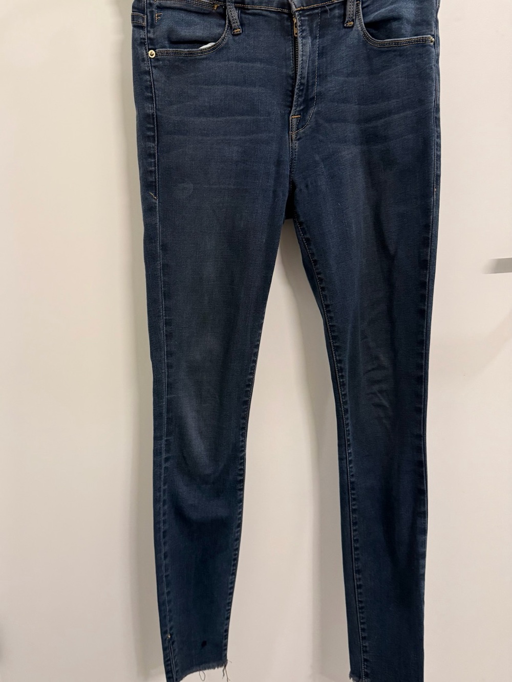 Frame Denim Dark Indigo Skinny Jeans